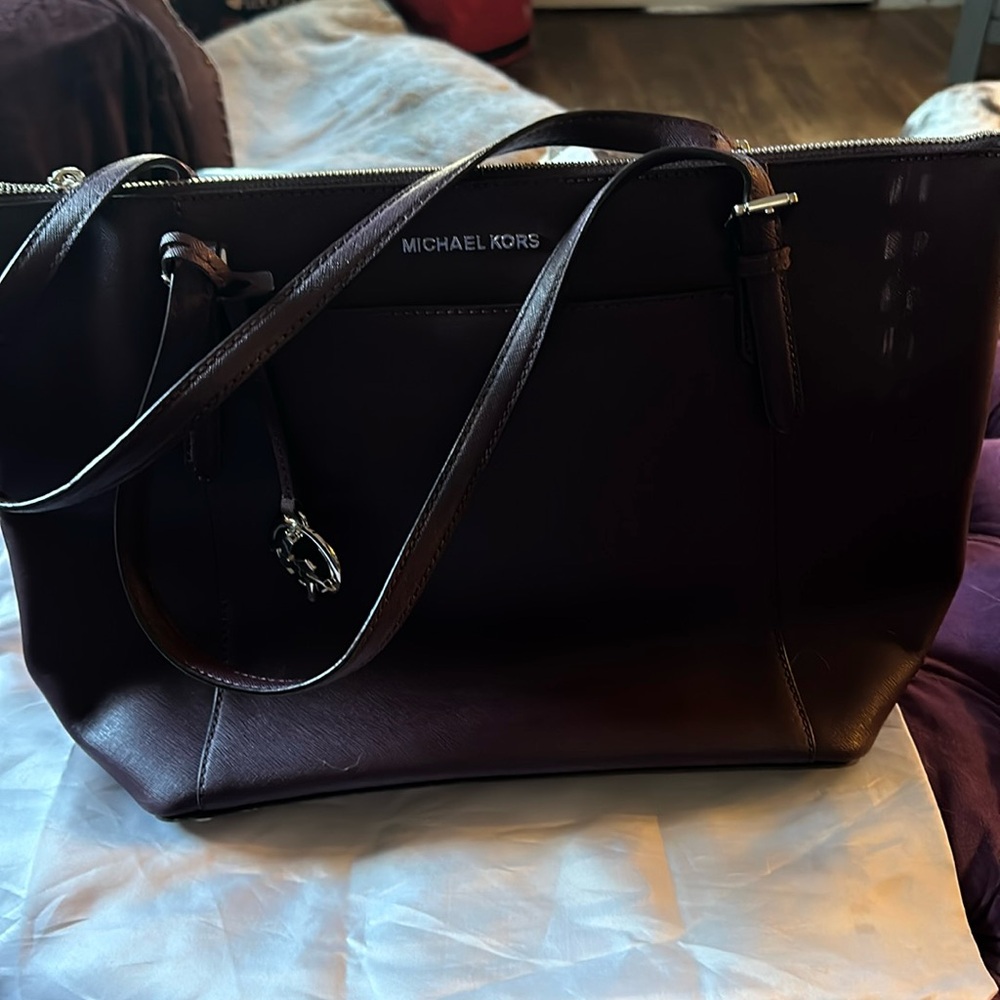 Michael Kors purple handbag